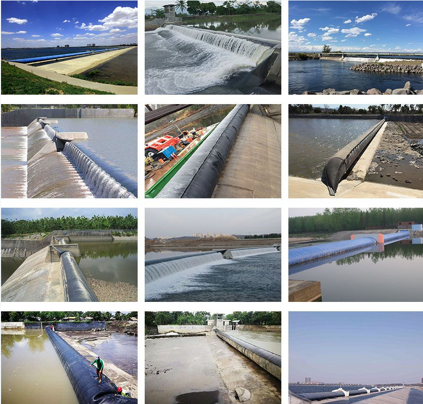 Water inflated Dams