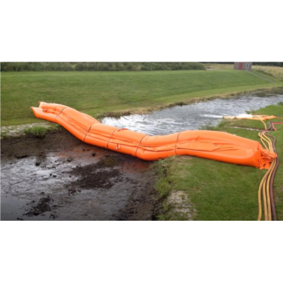 Water Filled Dams for River Flow Diversion